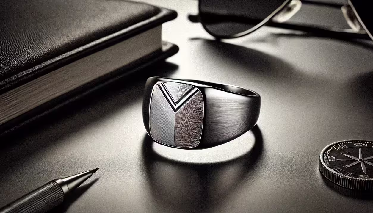 Modern Elegant Pinky Ring
